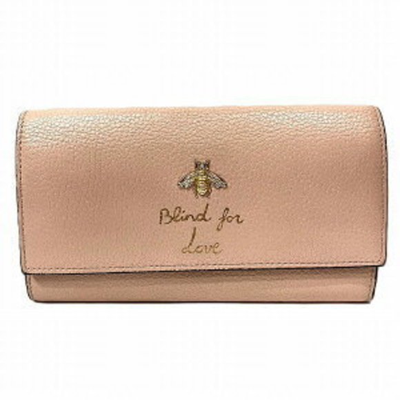 Gucci Animalier Continental Bee Long Wallet Bifold - Picture 1 of 8